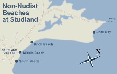 Non-nudist beaches at Studland Bay  Studland United Nudists
