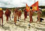 Nudist Beach Action Day 2000  Studland United Nudists