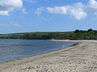 View south from Knoll Beach  Studland United Nudists