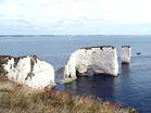 Old Nick's Ground and the first clear view of Old Harry  Studland United Nudists