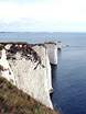 Old Harry from and St Lucas Leap from Old Nick's Ground  Studland United Nudists